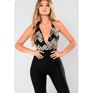 Sequined jumpsuit